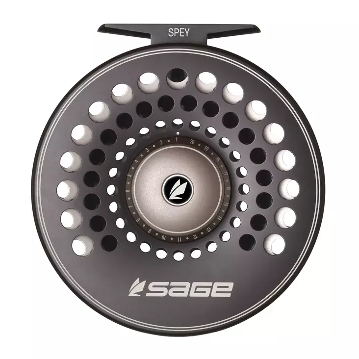 Sage Spey Reel Stealth Silver - Sage-Fliegenrollen - 644269246245 - 1