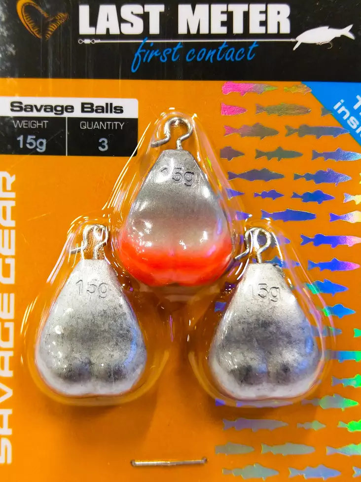 Savage Gear Balls 3pcs - Gewichte für das Spinnfischen - 5706301551375 - 1
