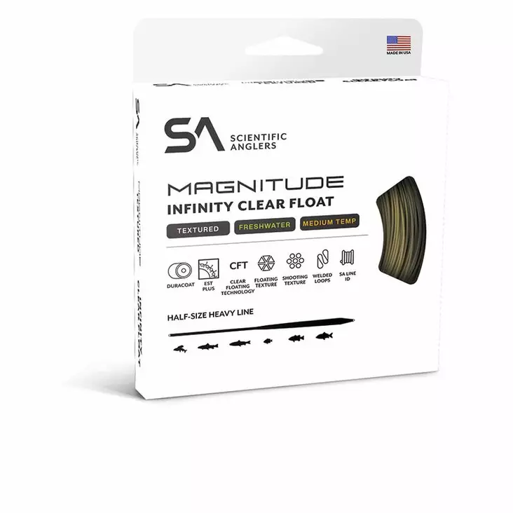 Scientific Anglers Magnitude Infinity Buckskin/Clear Head - Schwimmend - 840309145275 - 2