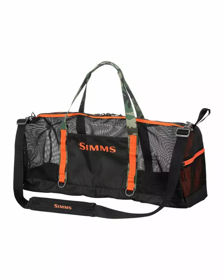 Simms Challenger Mesh Duffel - 60L Black - Ausrüstungstaschen - 694264691045 - 2