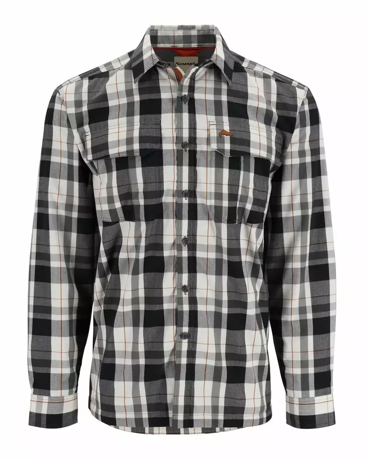 Simms ColdWeather Shirt Gunmetal Logan Plaid - Hemden - 694264654545 - 1