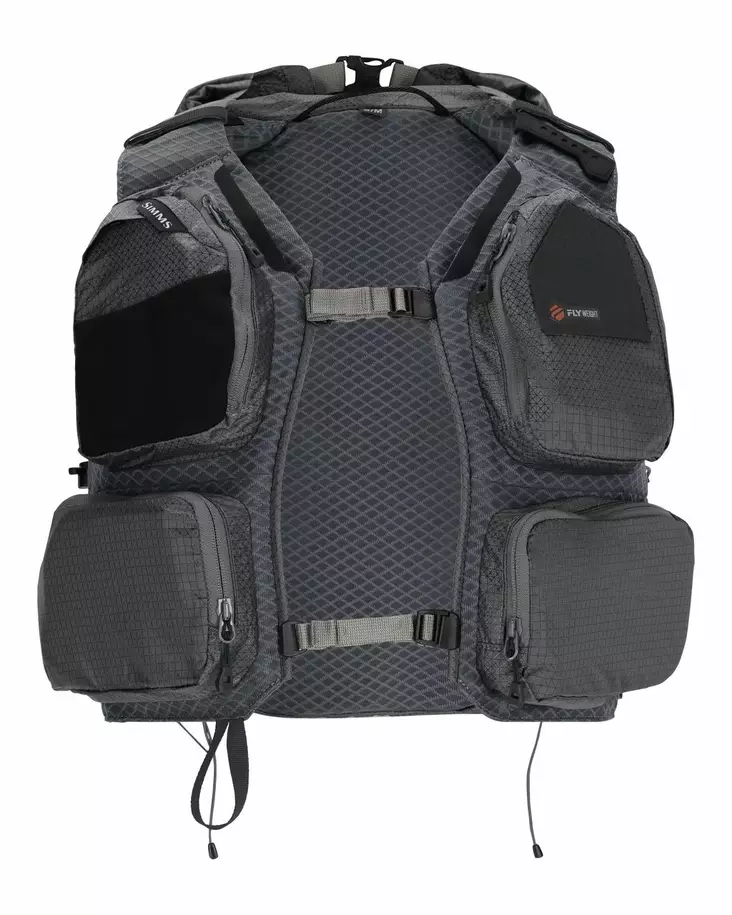 Simms Flyweight Vest Pack Smoke - Brust- und Bauchtaschen - 694264653395 - 1