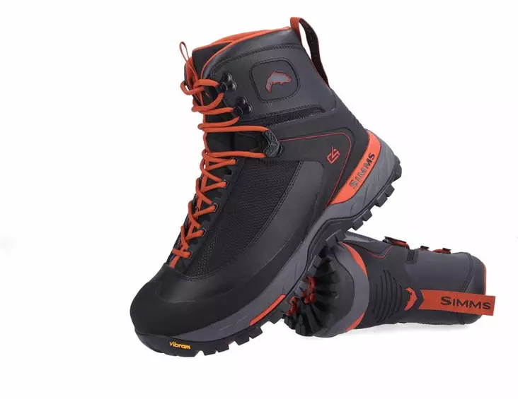 Simms G4 Pro Powerlock Boot Carbon - Watstiefel - 694264598085 - 1