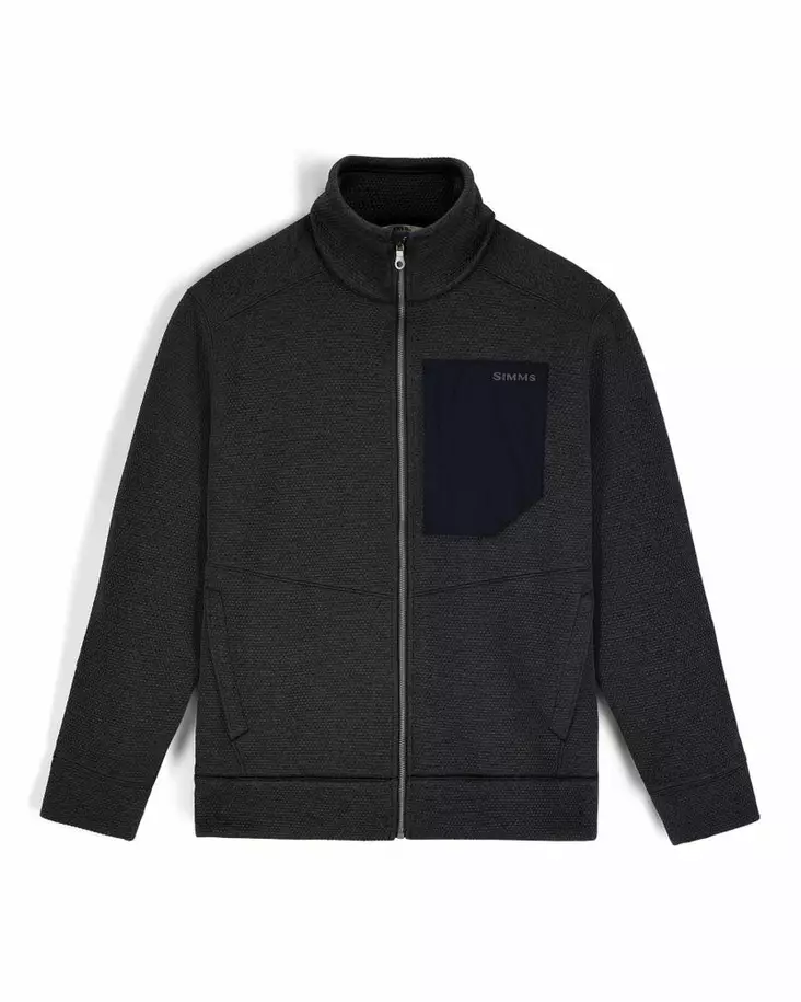 Simms Harbor Fleece Black Heather - Andere Jacken - 694264697405 - 2