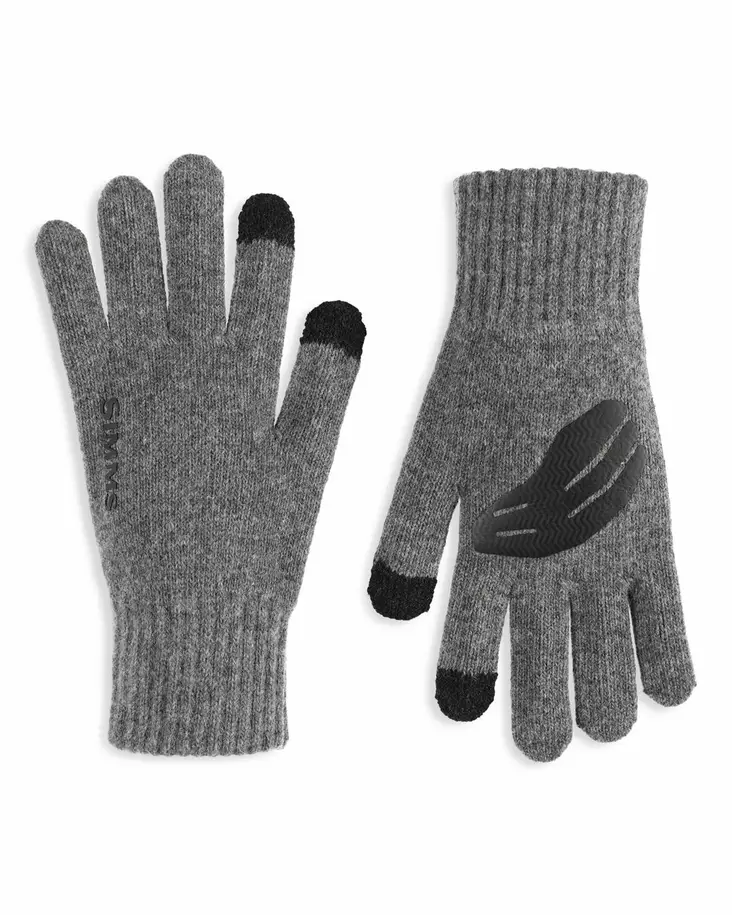 Simms Wool Full Finger Glove Steel - Handschuhe - 694264580905 - 1