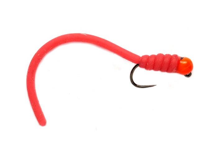 Squirminator Hot Head San Juan Red Barbless - Streamer und Wooly Buggers - 5054302049965 - 1
