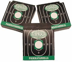 Tarkka Paikkatarra 35mm IPSC Neliö - Schießaufkleber - 6410362412405 - 1