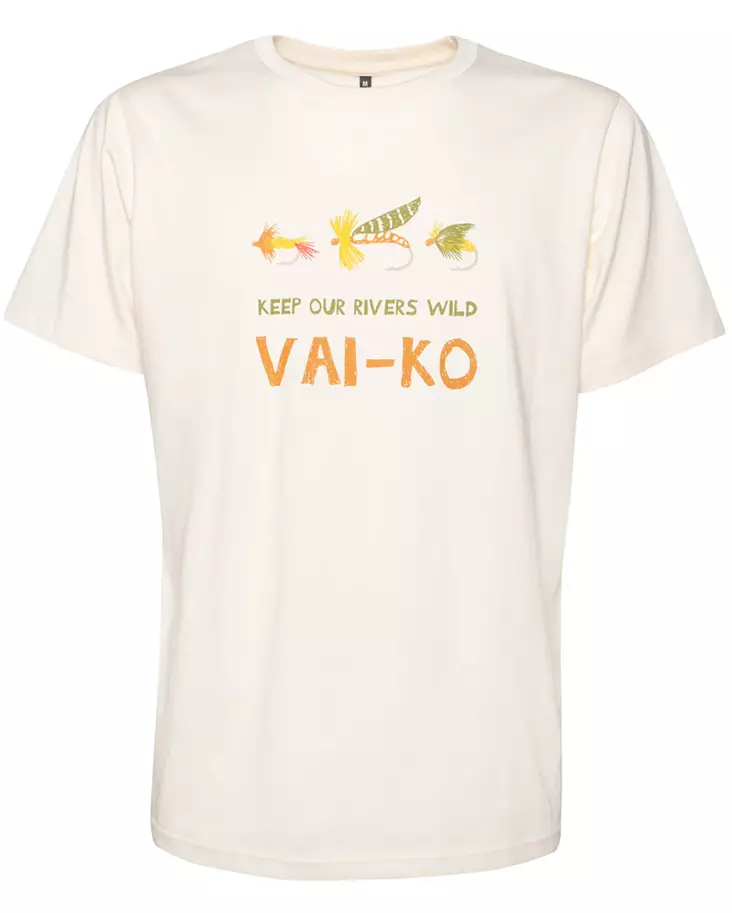 VAI-KO Flyfisher T-Shirt Birch White - Herren-T-Shirts - 6430072388395 - 1