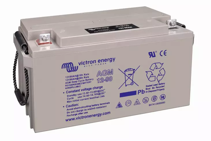 Victron AGM Deep Cycle Battery - Marinebatterien - BAT412800085 - 1