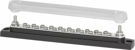 Blue Sea Systems BusBar 20 Gang Common Bus with Cover - Batteriezubehör - 632085023126 - 1