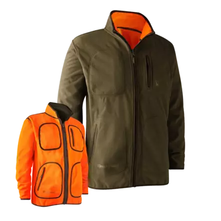 Deerhunter Gamekeeper Reversible Fleece Jacket - Jagdjacken für Männer - 5702827190456 - 1