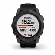 Garmin Fenix 7X Sapphire Solar Carbon Grey DLC Titanium with Black Band - GPS-Geräte und Wearables - 0753759278236 - 6