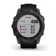 Garmin Fenix 7X Sapphire Solar Carbon Grey DLC Titanium with Black Band - GPS-Geräte und Wearables - 0753759278236 - 8
