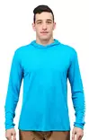 Grundens Tough Sun Hoodie Azure - Hemden - 0840316306836 - 4