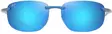 Maui Jim Hookipa Ultra - Metal Matte Blue Frame with Blue Hawaii Lens - Kunststofflinsen - 603429081416 - 2