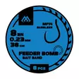 Mikado FB Rig MF14 Bait Band Barbless Mono 38cm - Gebundene Haken - 5900637119876 - 1