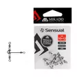 Mikado Roller Swivel Triple with T-Beads - Wirbel & Quick-Change-Links - 5900637148456 - 1