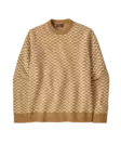 Patagonia M´s Recycled Wool Blend Sweater Finned Talon Gold - Hemden - 198077241966 - 1