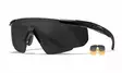 Wiley X Saber Advanced Grey & Light Rust - Matte Black - Schießbrillen - 712316003056 - 1