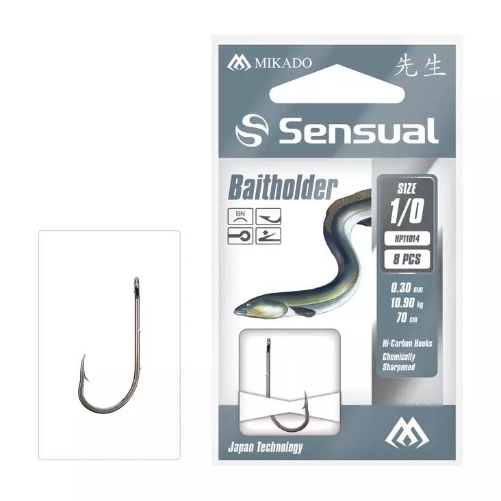 Mikado Sensual Baitholder Snelled Hooks 70cm - Gebundene Haken - 5900637062646 - 1