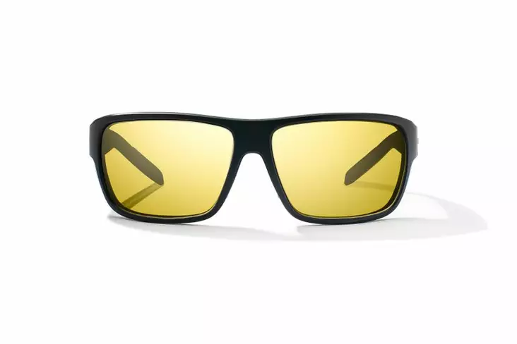 Bajio Rigolets Black Matte Yellow Mirror Glass - Glaslinsen - 840290928536 - 2