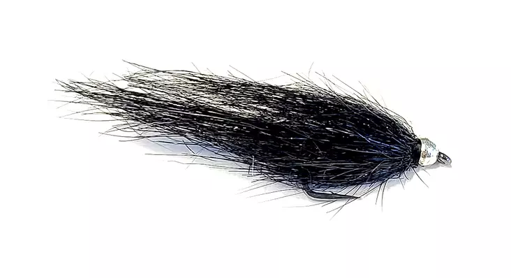 Bead Head Supertinseli Black -streameri - Streamer und Wooly Buggers - 8859202536686 - 10