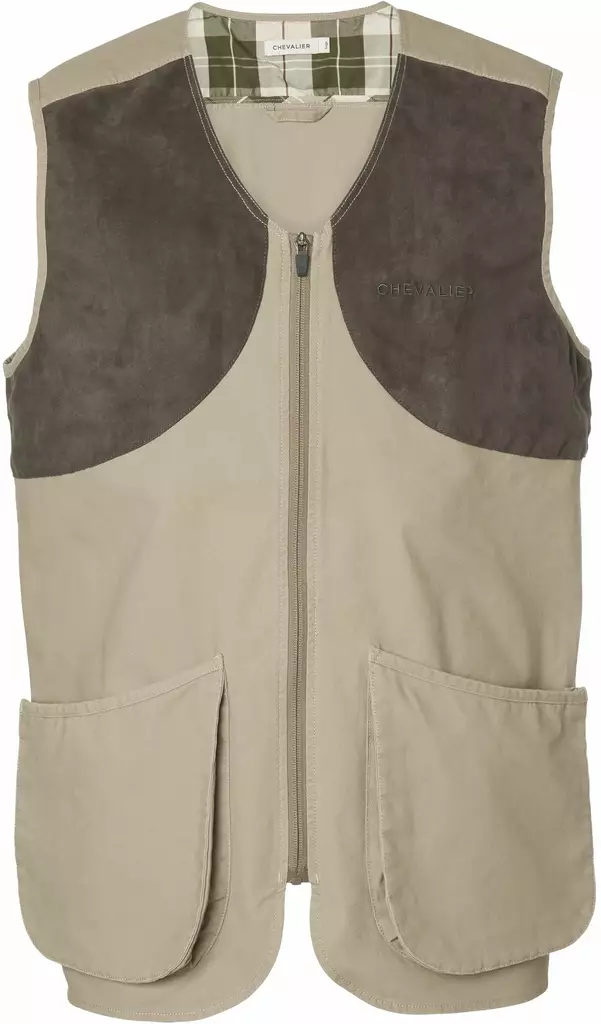 Chevalier Gate Shooting Vest Men Taupe - Jagdwesten - 808491142496 - 1