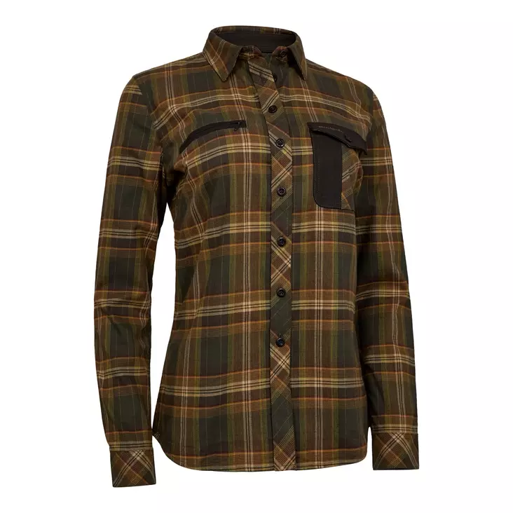 Deerhunter Lady Blair Shirt Green Check - Hemden - 5702827245316 - 1