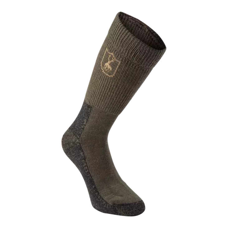 Deerhunter Wool Socks Deluxe Short Grape Leaf - Jagdsocken - 5702827156636 - 1