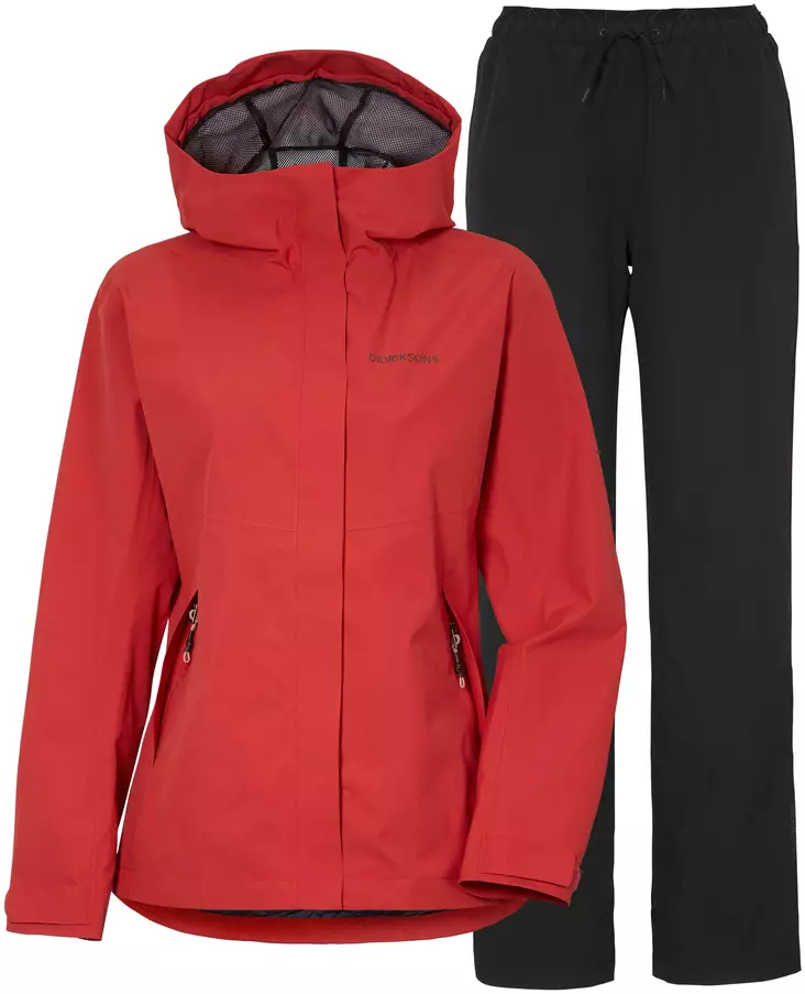 Didriksons Grit Red WNS Set - Hardshells für Damen - 503865-060--36 - 1