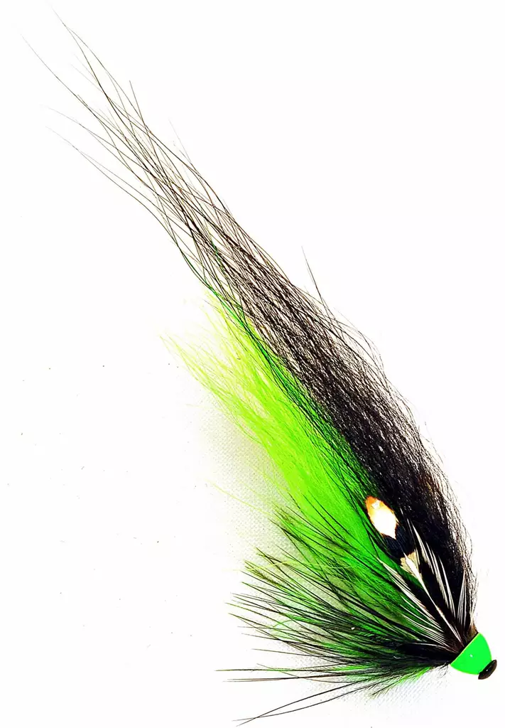 Frödin Flies Micro Series Black Green He - Tube Fliegen - 7340154607926 - 1