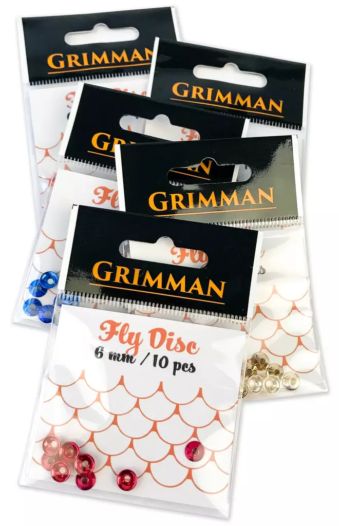 Grimman Fly Disc 6mm 10pcs - Kegelköpfe - 11808026 - 1