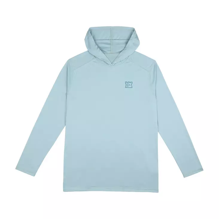 Hardy Script UPF Hoodie Crystal Blue S - Hoodies - 043388019516 - 1