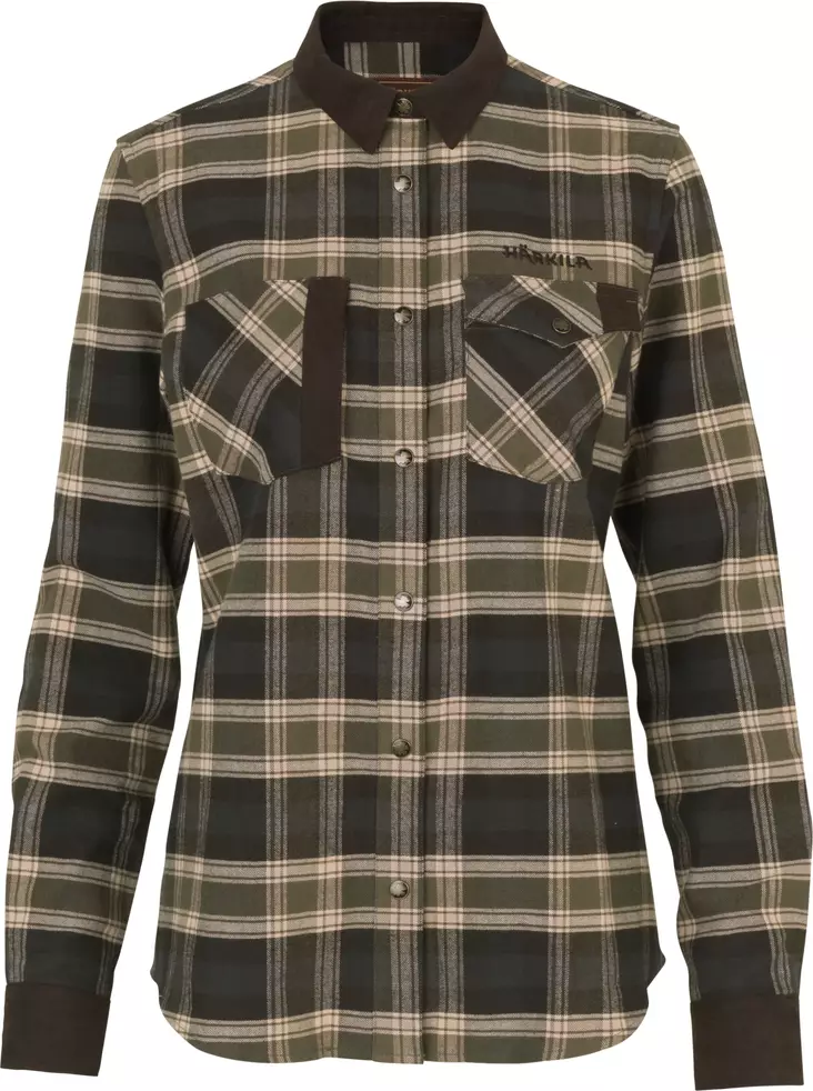 Härkila Aivak L/S Shirt W Olive - Hemden - 5714733554796 - 1