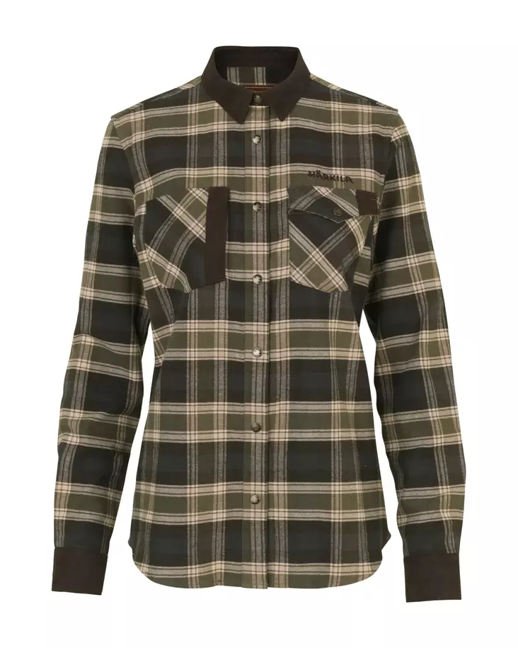Härkila Aivak L/S Shirt W Olive #S - Hemden - 5714733554796 - 1