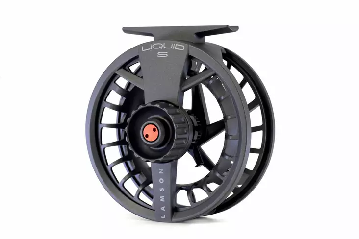 Lamson Liquid S Reel Smoke - Waterworks Lamson -Fliegenrollen - 708332008946 - 1