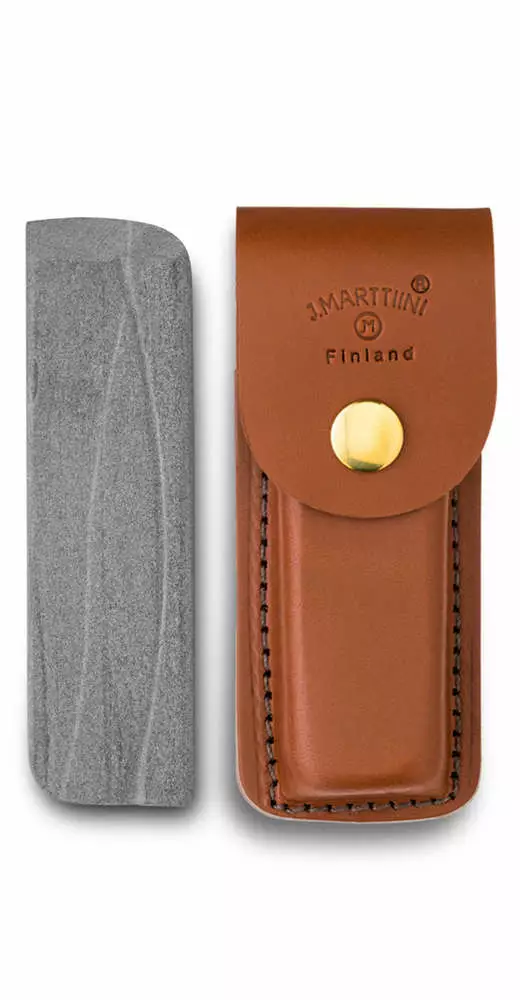 Marttiini Sharpening Stone with Leather Sheath - Weitere Outdoor-Werkzeuge - 6416885846666 - 1