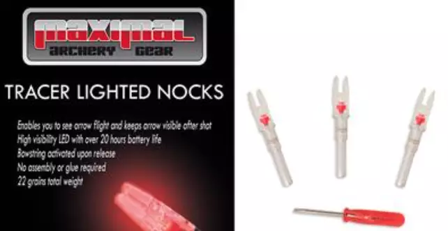 Maximal Lighted nocks, red #S - Pfeilkomponenten - A024706 - 1