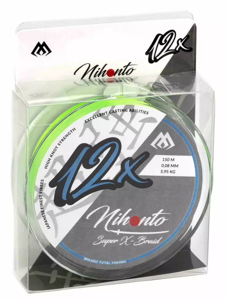 Mikado Nihonto Super-X 0,10mm 150m Yellow - Geflochtene Schnüre - 5900637123026 - 1