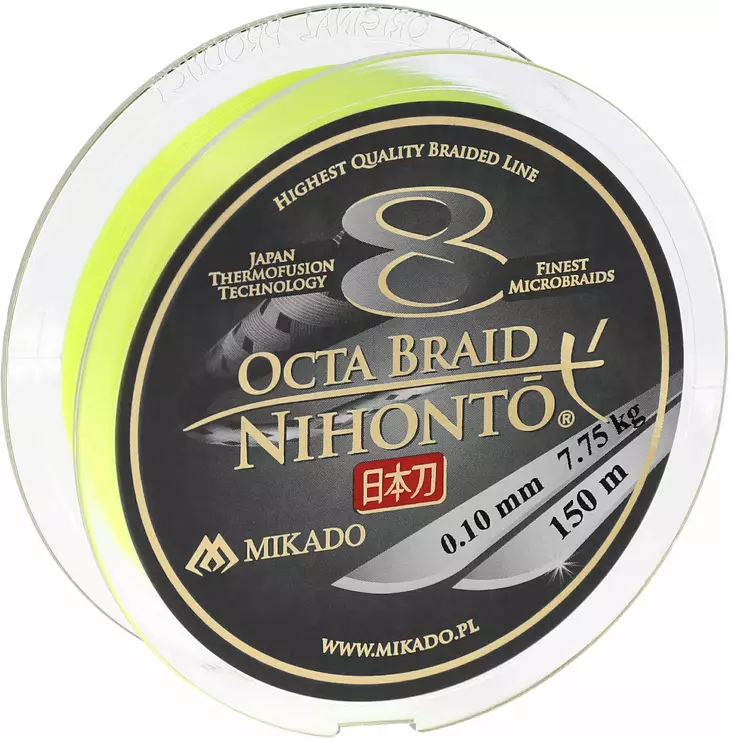 Mikado Octa Braid Yellow - Geflochtene Schnüre - 5900637508106 - 1