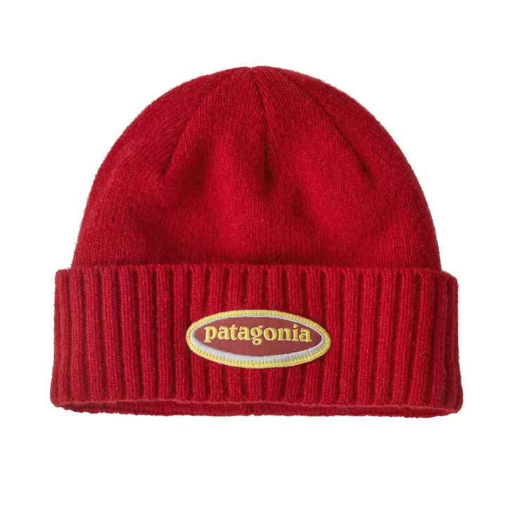 Patagonia Brodeo Beanie Oval Logo: Amanita Red - Mützen - 198077131816 - 1