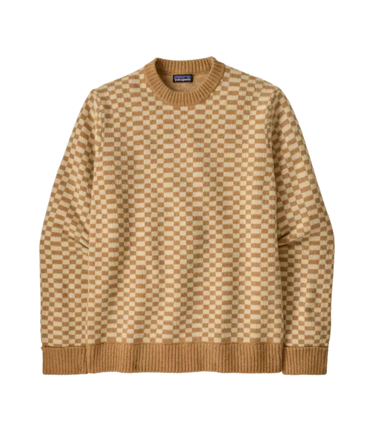 Patagonia M´s Recycled Wool Blend Sweater Finned Talon Gold - Hemden - 198077241966 - 1