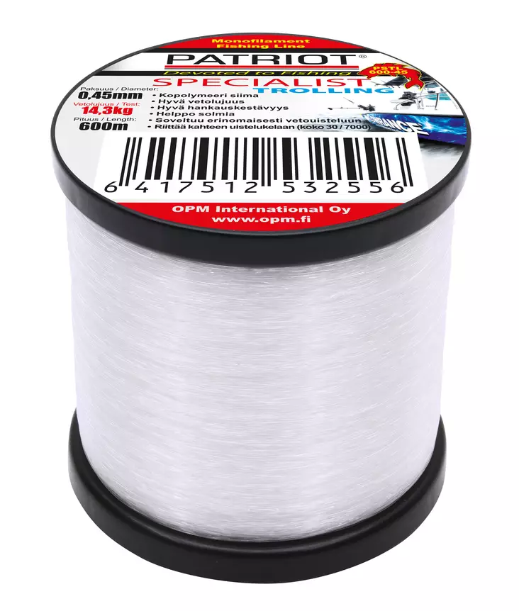 Patriot Special Trolling Line 0,45mm 600m - Nylon-Schnüre - 6417512532556 - 1