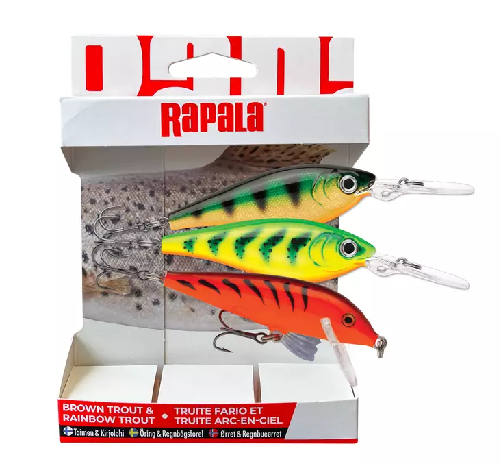 Rapala Essentials Trout Cloudy 2.0 - Köder-Sortimente - 022677384146 - 1