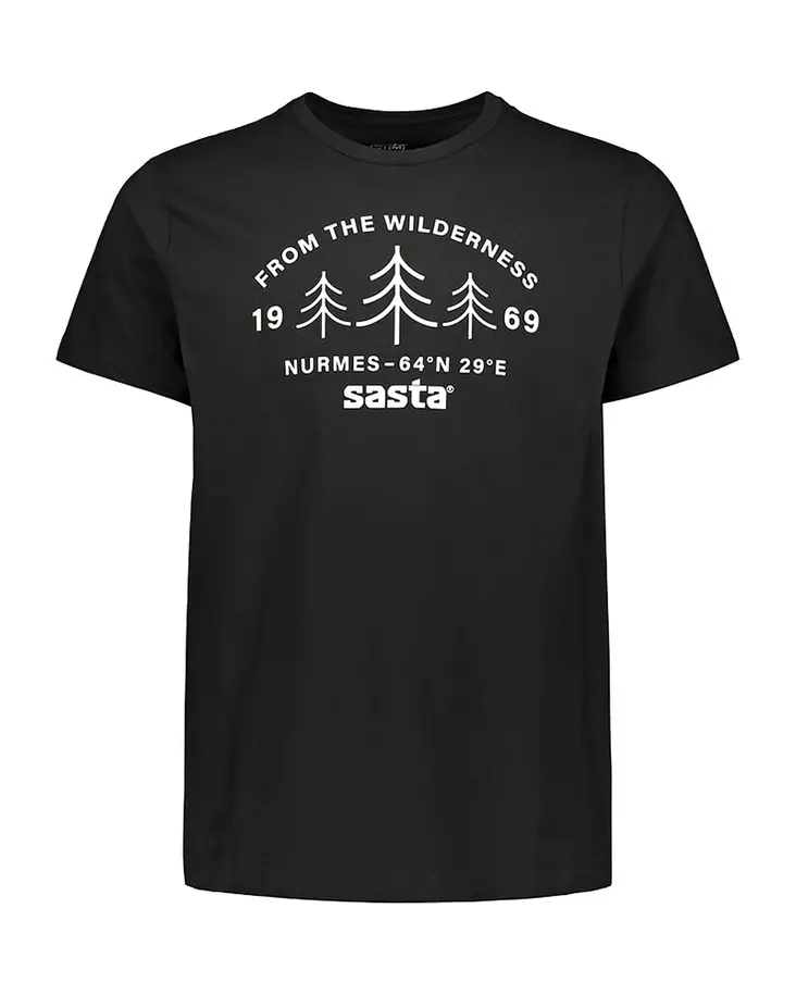 Sasta Wilderness T-Paita Musta #S - Hemden - 6419619202646 - 1