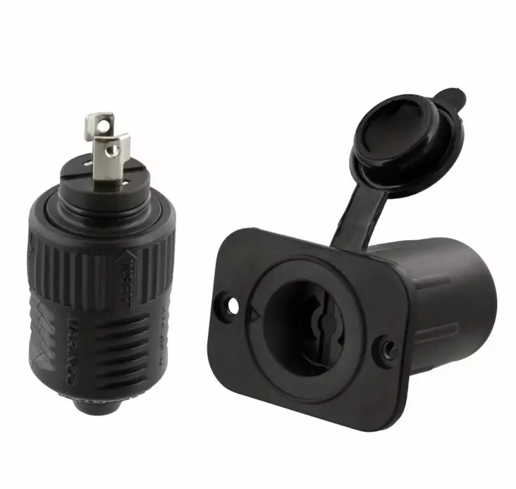 Scotty 12V Power Plug and Receptacle - Minn Kota Zubehör - 062017021256 - 1
