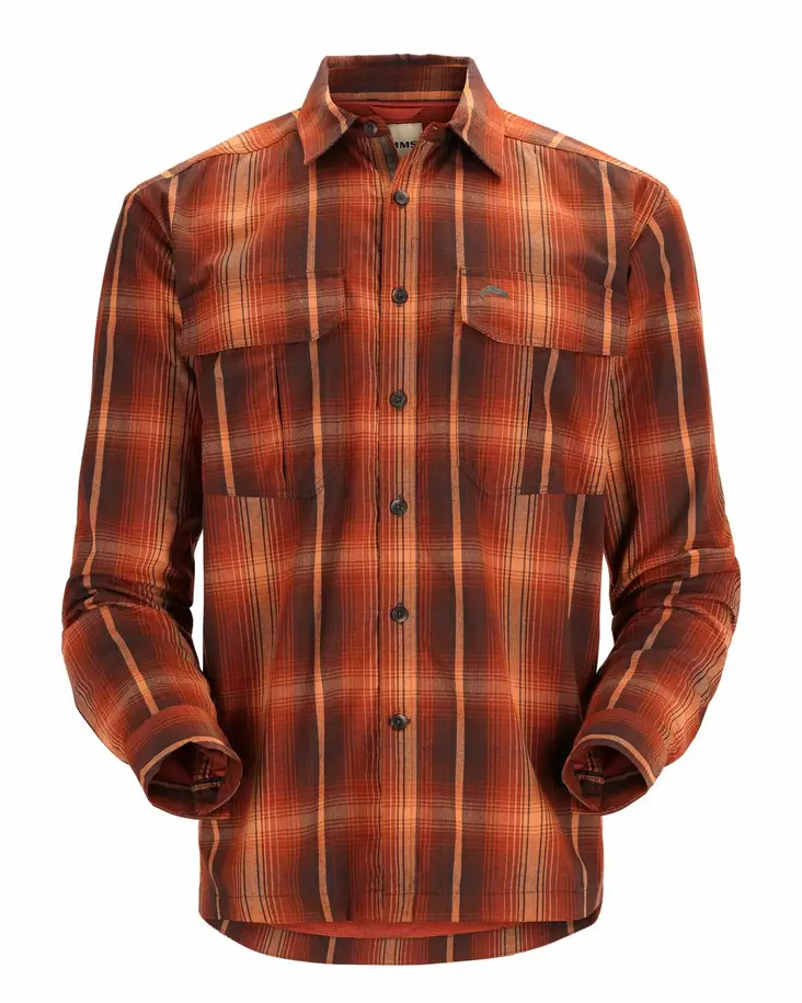 Simms Coldweather Shirt Hickory Clay Plaid -huppari - Hemden - 694264578346 - 1