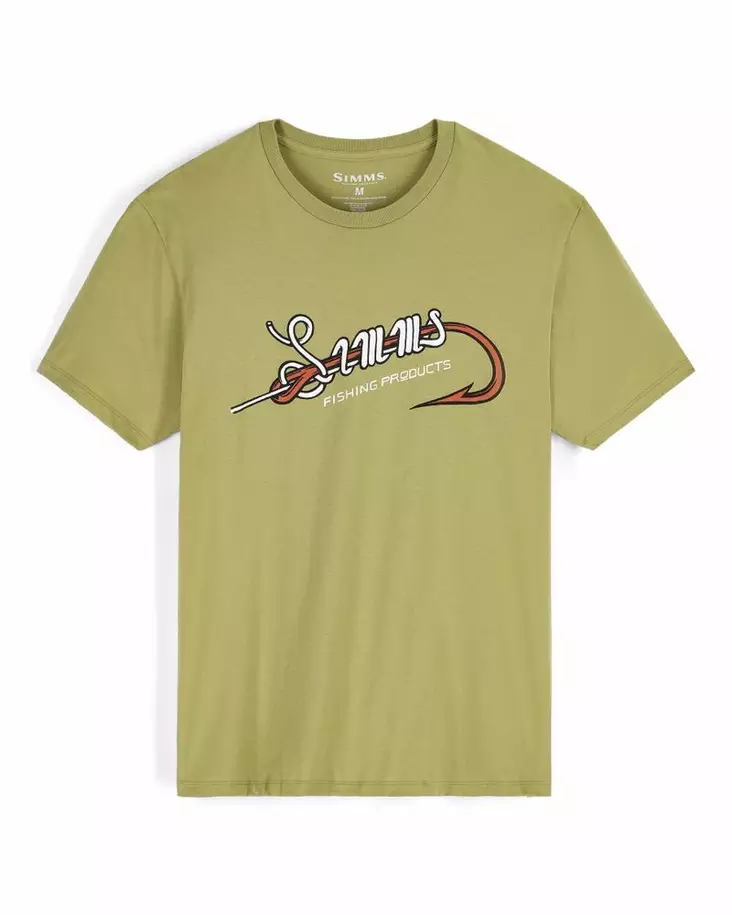 Simms Simms Hook & Loop T-Shirt Tent Green - Herren-T-Shirts - 694264696606 - 1
