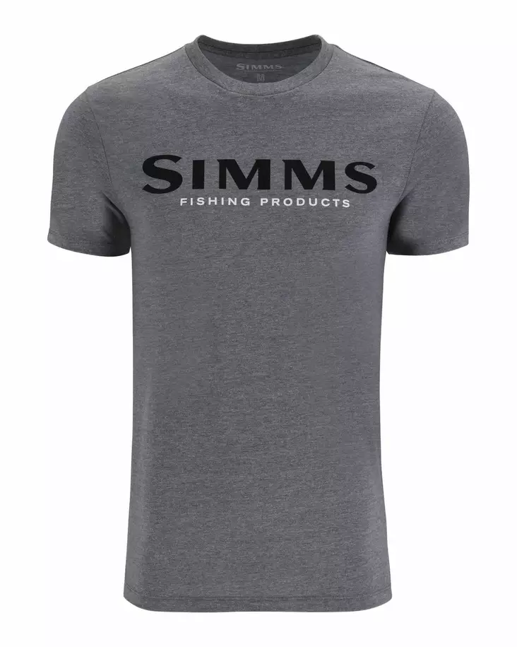 Simms Logo T-Shirt Athletic Heather - Herren-T-Shirts - 694264654866 - 1