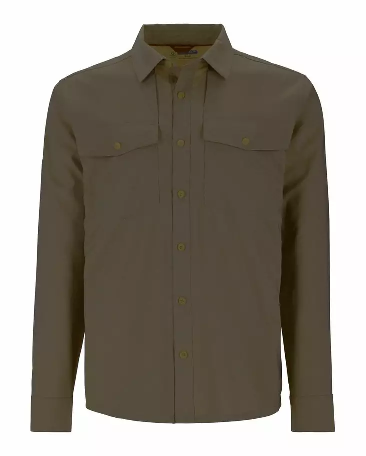 Simms No-See-Um Bugstopper Shirt Loden Heather - Hemden - 694264668566 - 2